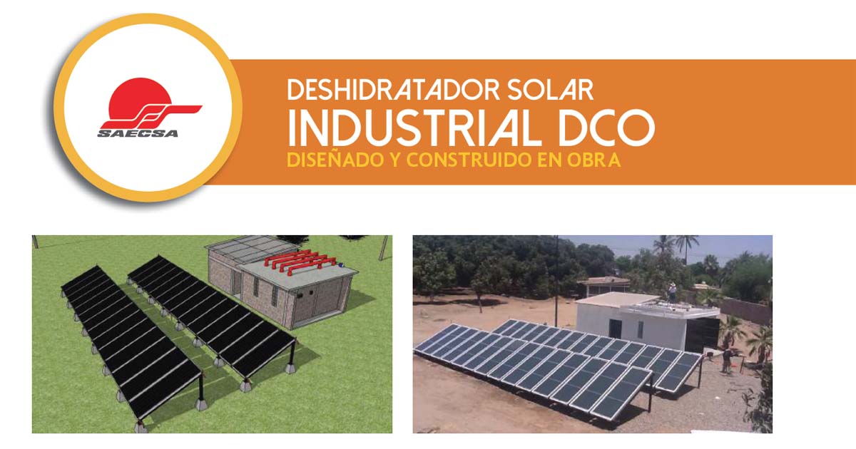 Deshidratador Solar Industrial DCO